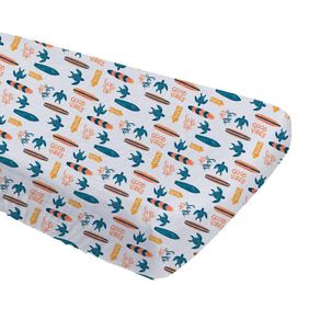 Sábana Cobertora Para Cuna Surf - Bebe Au Lait