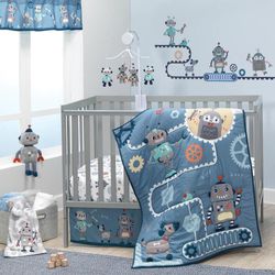 Set Para Cuna Robbie Robots 3 Pzas - Bedtime