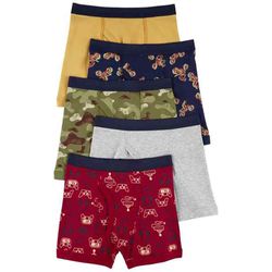Set De 5 Bóxer Multicolores Para Niño - Carters Varias Tallas