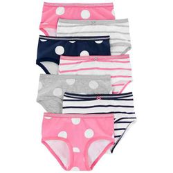 Set De 7 Calzoncitos Multicolores Para Niña - Carters Varias Tallas
