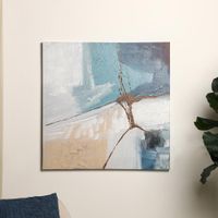 Cuadro En Tonos De Playa 76x2.8x76 Cm - Concepts