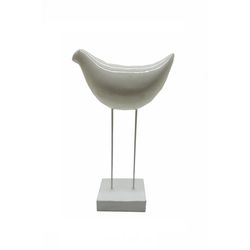 Figura Decorativa Blanca 6.5x25x14.9 Cm - Casa Bella