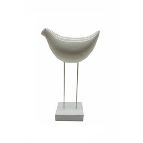 Figura Decorativa Blanca 6.5x25x14.9 Cm - Casa Bella
