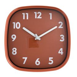 Reloj De Pared Naranja 29.7x4.7x29.7 Cm - Concepts