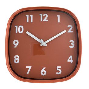 Reloj De Pared Naranja 29.7x4.7x29.7 Cm - Concepts