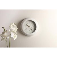 Reloj De Pared Blanco Redondo 24.5x5.7x24.5 Cm - Concepts