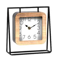 Reloj Marco Negro 7x22.5x21 Cm - Casa Bella