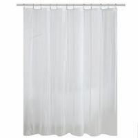 Set De Cortina Peva Con 12 Ganchos Blanca 180X180 Cm - Viva