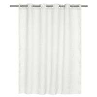 Cortina De Baño Waffle Sin Ganchos Blanca 180X180 Cm - Viva