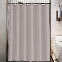Set De Cortina Peva Con 12 Ganchos Lila 180X180 Cm - Viva