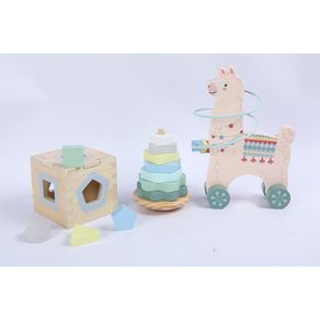Set De Actividades De Madera 3 En 1 - Koala Baby