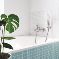 Mezcladora Bauflow Monomando Para Ducha