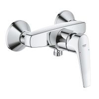 Mezcladora Bauflow Monomando Cromada Para Ducha