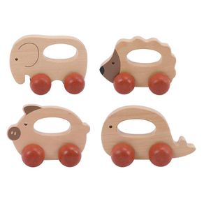 Set De Carros Animales En Madera 4 Pzas - Koala Baby
