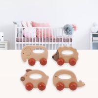 Set De Carros Animales En Madera 4 Pzas - Koala Baby