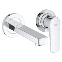 Set De Mezcladora Para Lavamanos De Pared De 2 Orificios