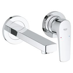 Set De Mezcladora Para Lavamanos De Pared De 2 Orificios
