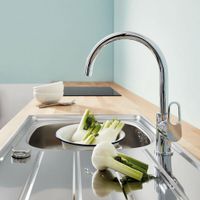 Grifo Para Cocina Bauflow Monomando Cromado