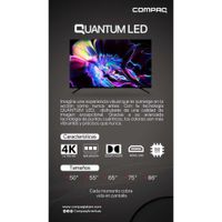 Televisor Qled Smart 4K De 75 Plg - Compaq