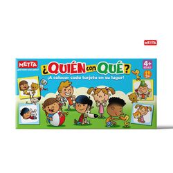 Juego Quien Con Que - Metta