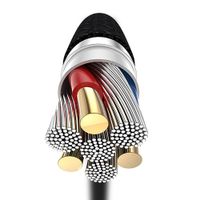 Cable De Carga Rápida Tipo C A Lightning Negro 20W - Tphox