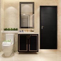 Puerta Laminada Toscana Wengué - Dist.globales Varios Tamaños