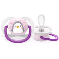 Chupete Ultra Air Pingüino Para Niña 0-6 M - Avent