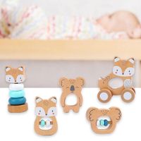 Set De 5 Chinchines De Madera Animales - Koala Baby