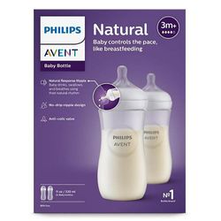 Set De 2 Biberones Natural Response 3.0 11 Oz - Avent