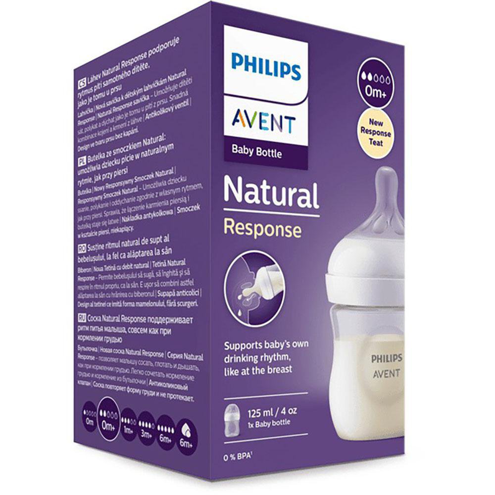 Pacha Philips Natural Response con Cuello Ancho de 4 Oz Pacha Philips Natural Response con…