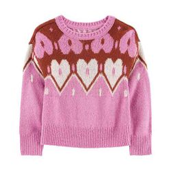 Suéter Corazones Para Niña - Carters Varias Tallas