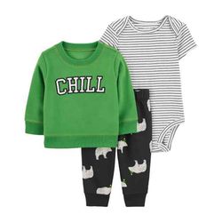 Sudadero Body Y Pants Para Niño - Carters Varias Tallas