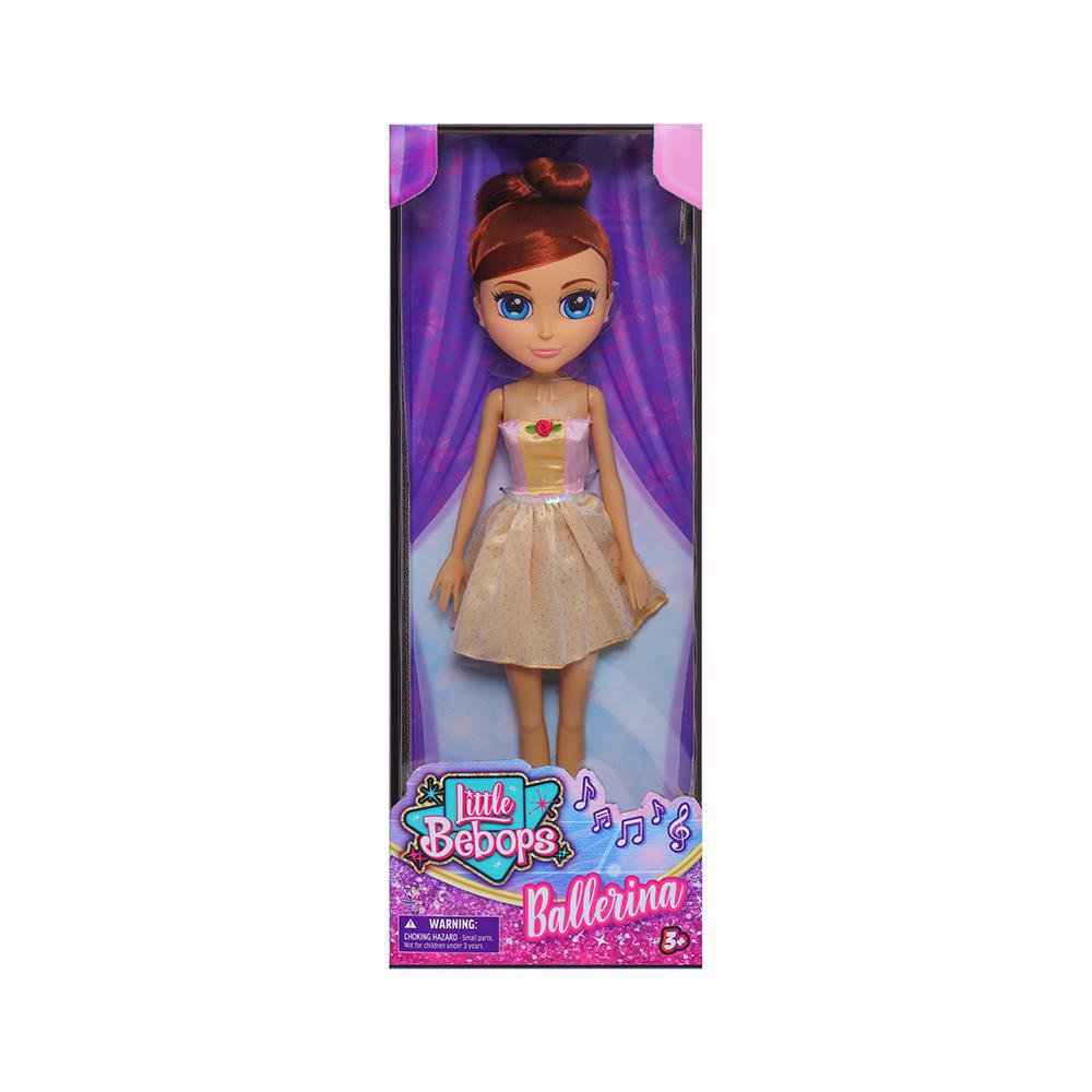 Muñeca Little Bebops Bailarina de 50Cm con Vestido Dorado 3+ Años Muñeca Little Bebops Bai…