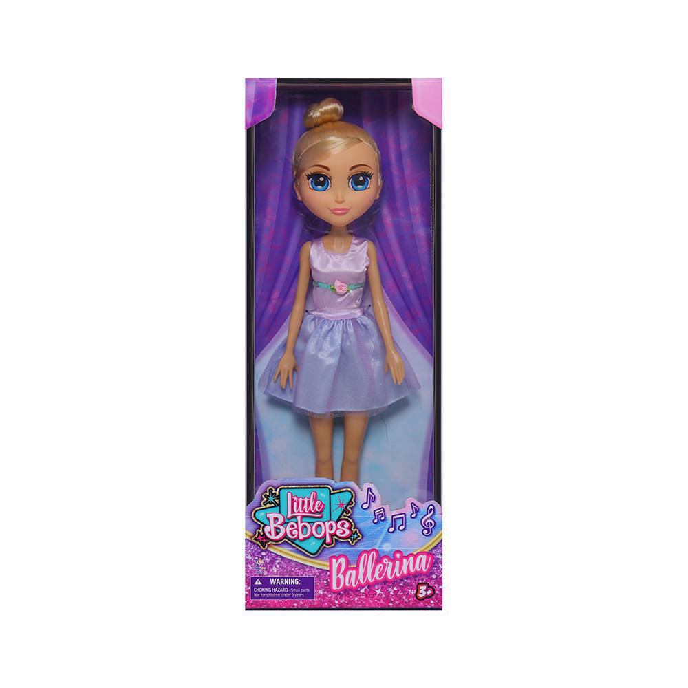 Muñeca Little Bebops Bailarina de 50Cm con Vestido Morado 3+ Años Muñeca Little Bebops Bai…