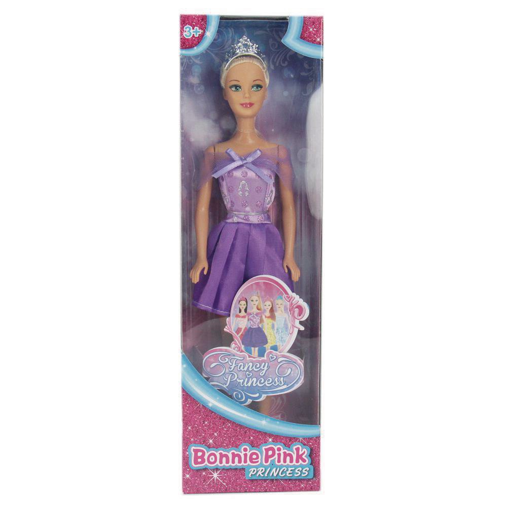 Muñeca Fancy Princess Bonnie Pink de 30 Cm con Vestido Morado 3+ Años Muñeca Fancy Princes…