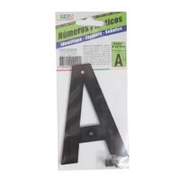 Letra Plástica "A" con Tornillos - Sigo