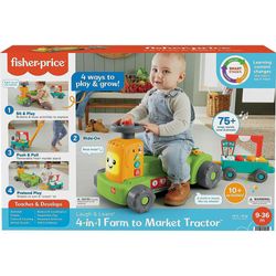 Tractor de Aprendizaje 4 en 1 Farm to Market - Fisher Price