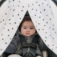 Cobertor para Portabebés de Puntos - Bebe Au Lait