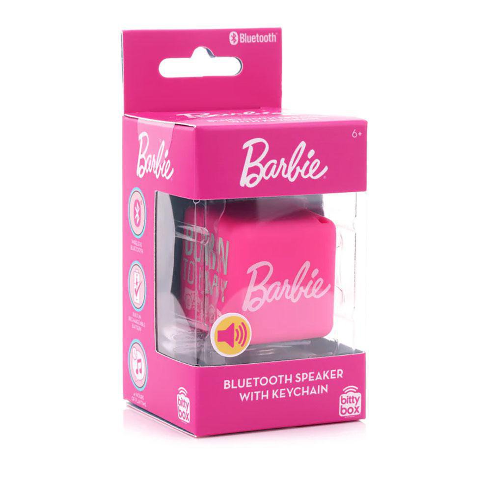 Mini Bocina Bluetooth Portátil con Diseños Barbie Mini Bocina Bitty Box Barbi