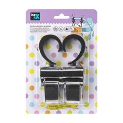 Set de Ganchos para Carruaje Negros 2 Pzas - Inofix
