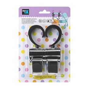Set de Ganchos para Carruaje Negros 2 Pzas - Inofix