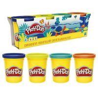Set de Frascos con Plasticina 4 Pzas Colores Surtidos - Play Doh