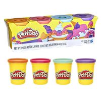 Set de Frascos con Plasticina 4 Pzas Colores Surtidos - Play Doh