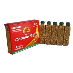 Caja De Fósforos Parrilleros 5 Unidades - Caballo Rojo