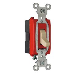 Interruptor de Empotrar de 20 A Marfil y Naranja 120 - 277 V - Legrand