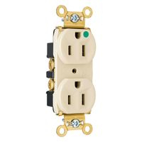 Tomacorriente Doble de Empotrar 15 A Marfil 125 V - Legrand