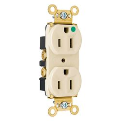 Tomacorriente Doble de Empotrar 15 A Marfil 125 V - Legrand