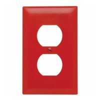 Placa Para Toma Duplex Roja - Legrand