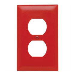 Placa Para Toma Duplex Roja - Legrand