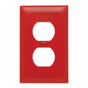 Placa Para Toma Duplex Roja - Legrand
